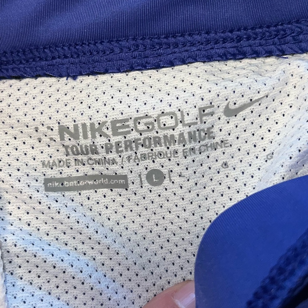 Nike Golf Blue Geometric Skort | Size Large| Built-in Shorts - Picture 2 of 5